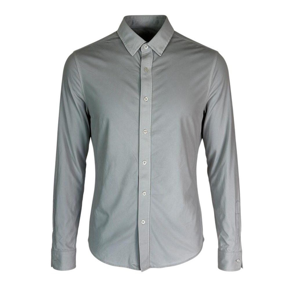 Rhone Mens Commuter Shirt Slim Fit Grey Long Sleeve Button Down 100417 Size M - Picture 2 of 10